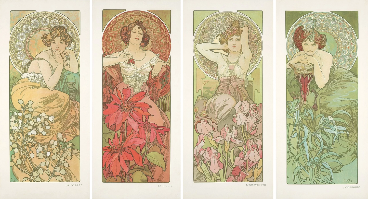 Alfons Mucha - 103, Le pietre preziose